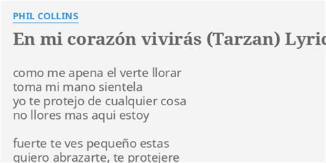 Letra de Phil Collins .